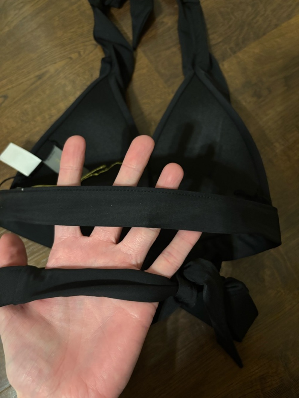 Mynah Black Tie Bikini Top - Picture 8 of 8
